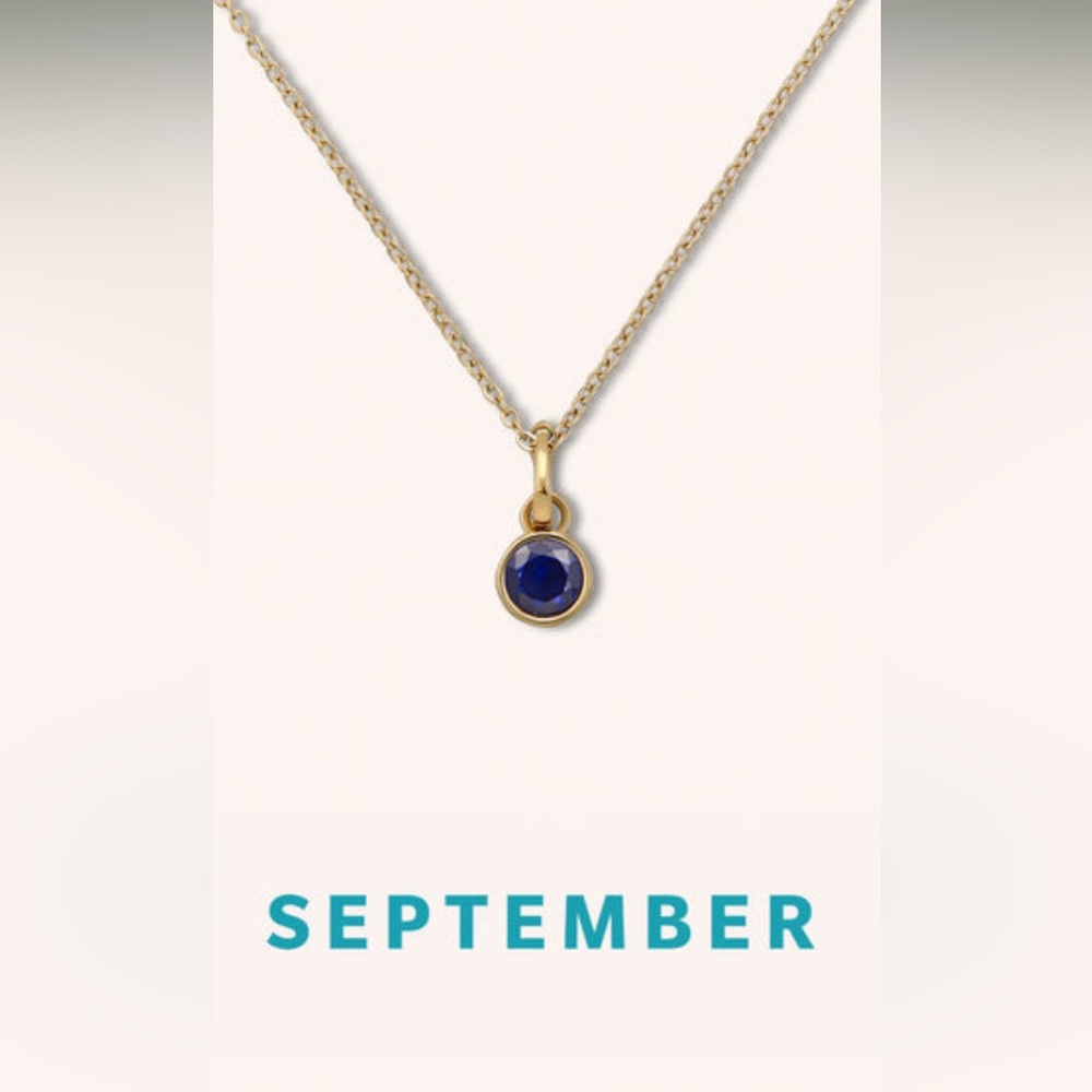 September Birthstone necklace